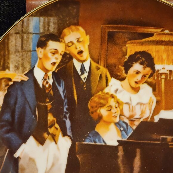 Close Harmony - Norman Rockwell Collectors' Plate VTG - Picture 3 of 8